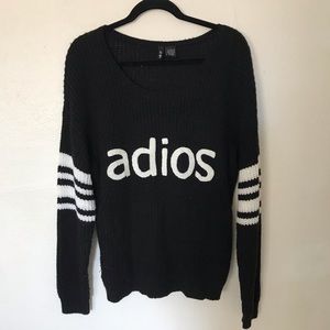 Adios Knit sweater (L)